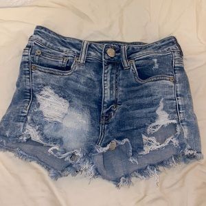 American eagle high rise shorts
